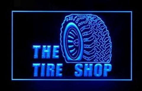 Tire Shop LED Neon Sign